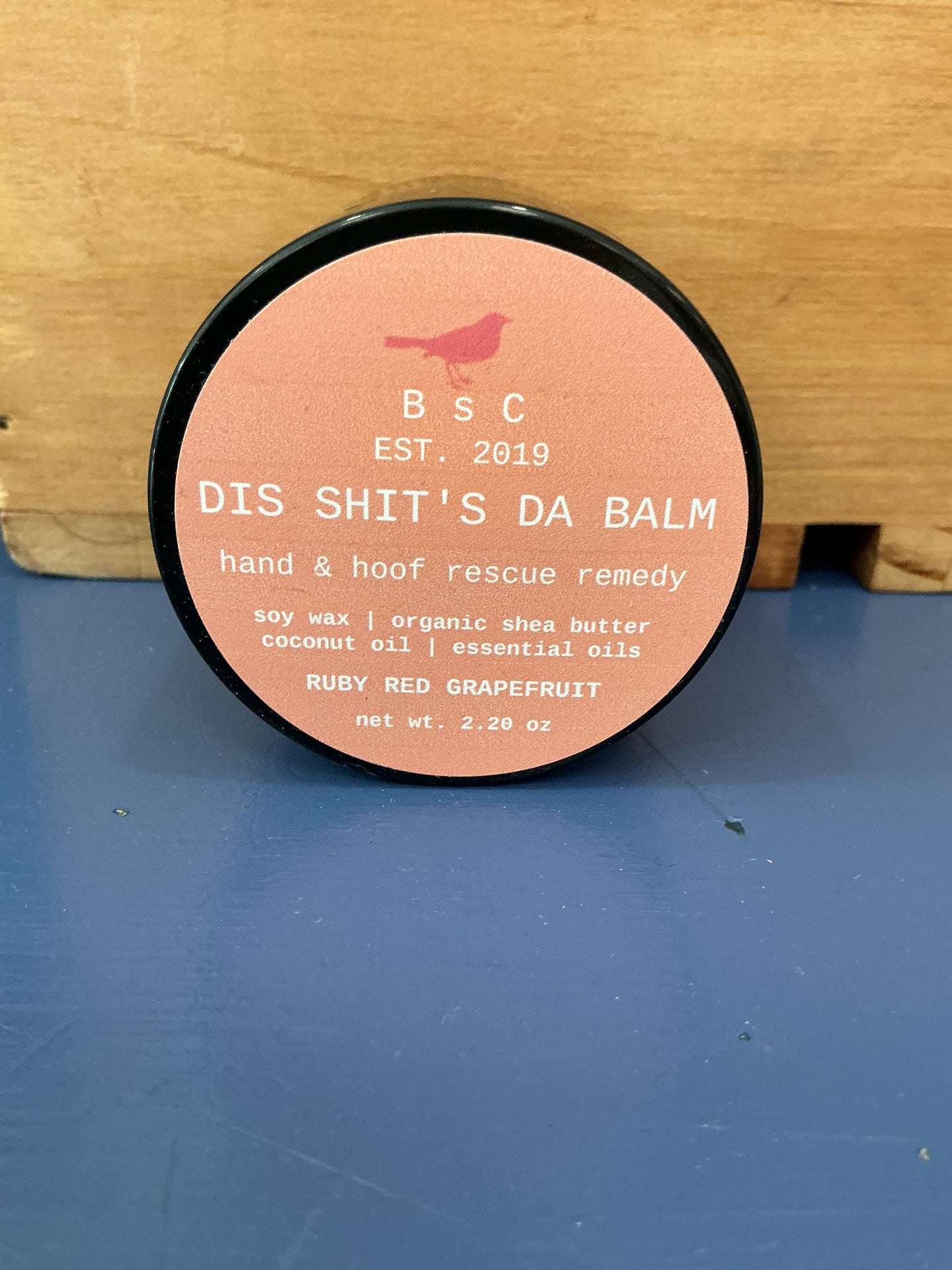 Birdsong Dis Sh*t's Da Balm 2.2oz Amber Glass Jar
