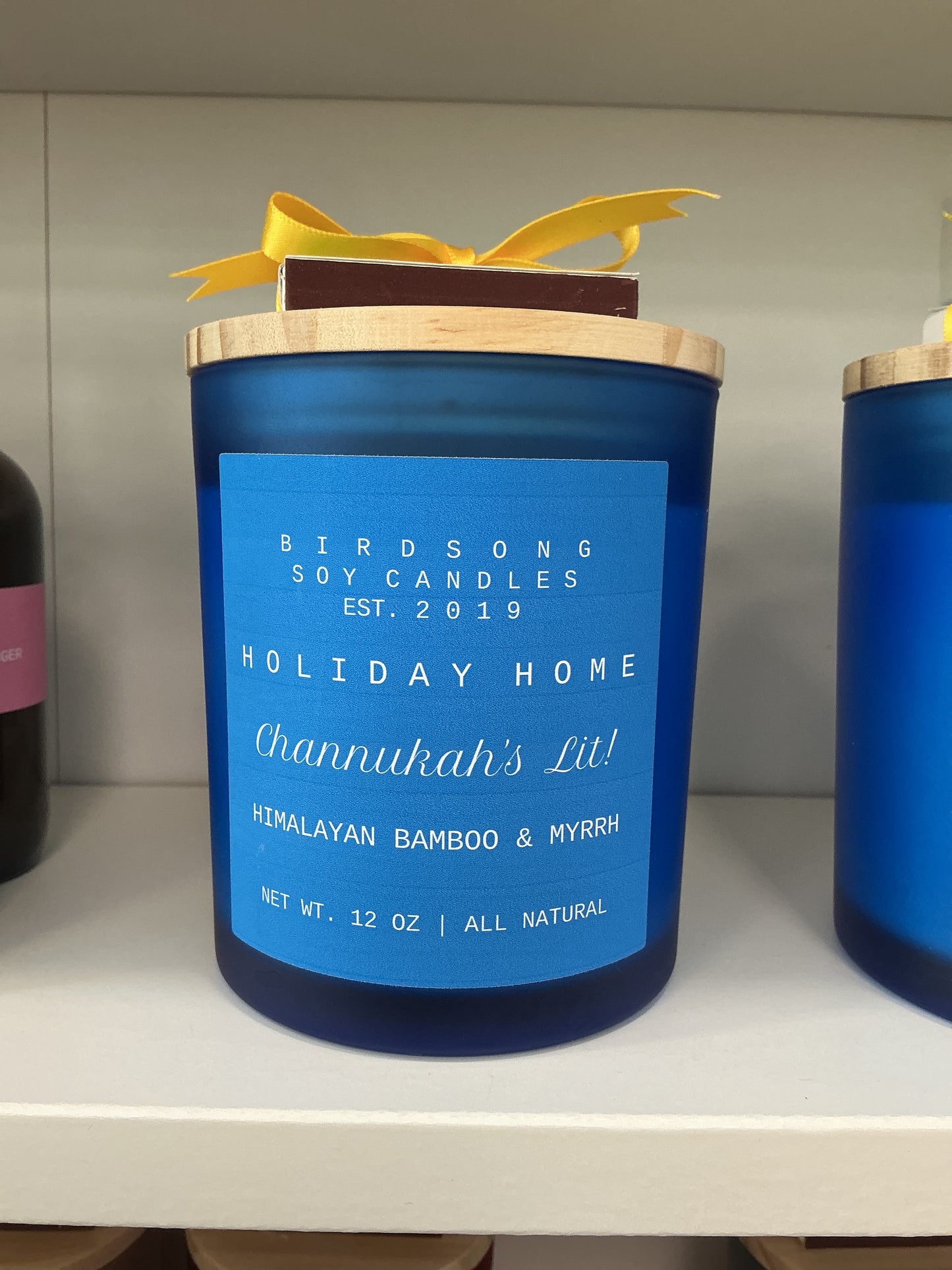 Birdsong 12oz Channukah's Lit