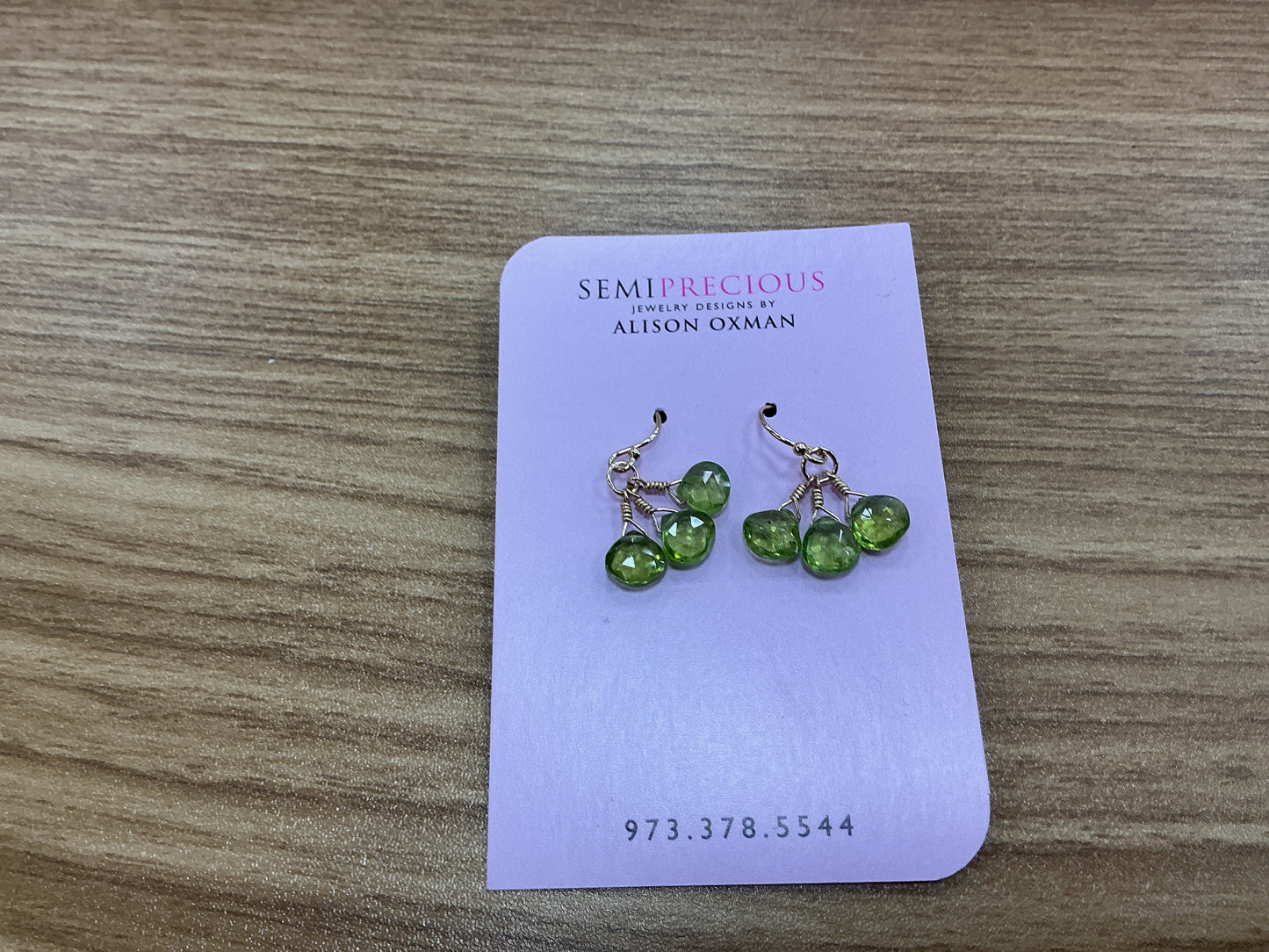 Small Tri-Heart Earrings