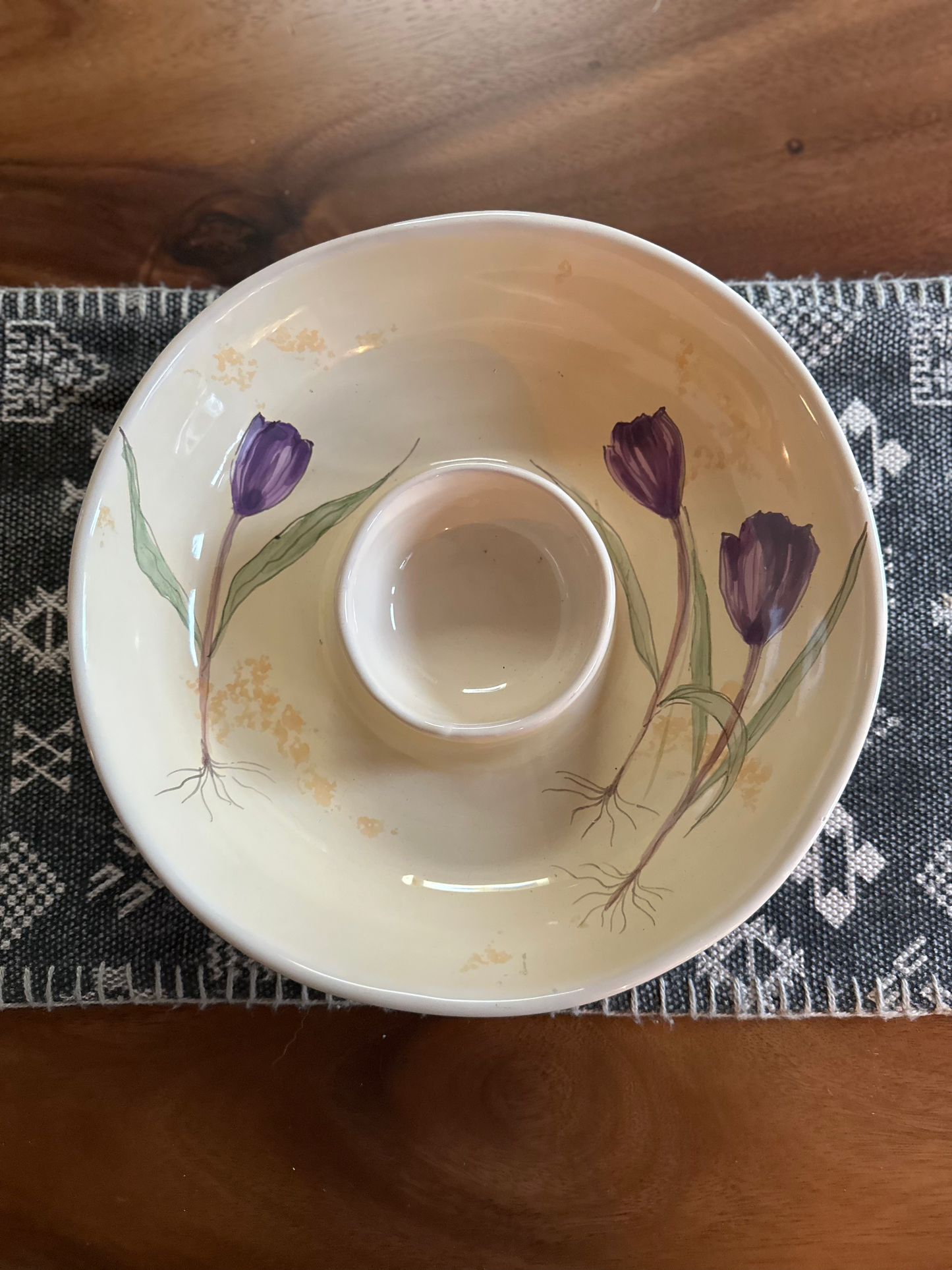 Tulip Chip & Dip Bowl