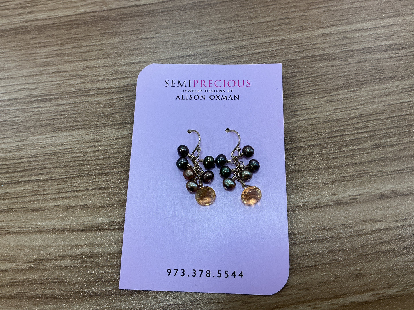 Citrine Drop Earrings