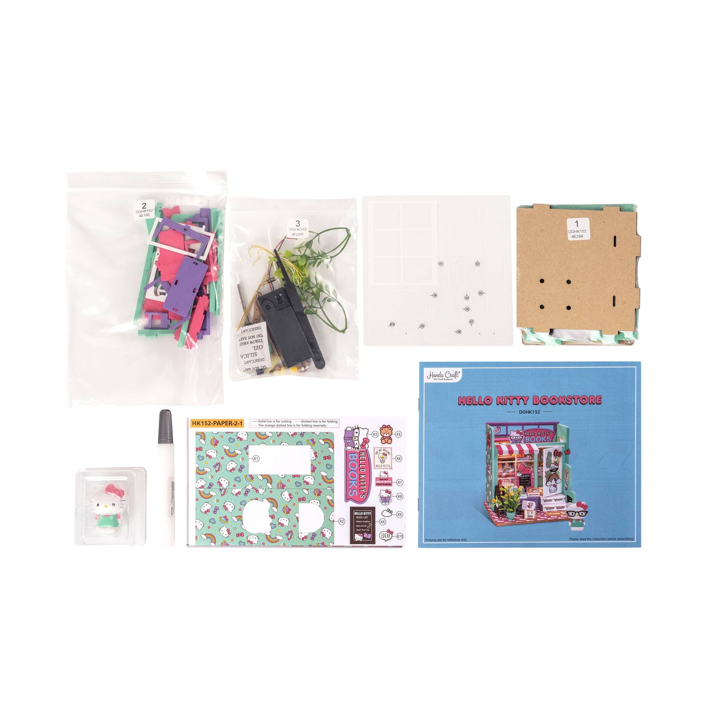 Hello Kitty® Bookstore Kit - DIY Miniature House Kit