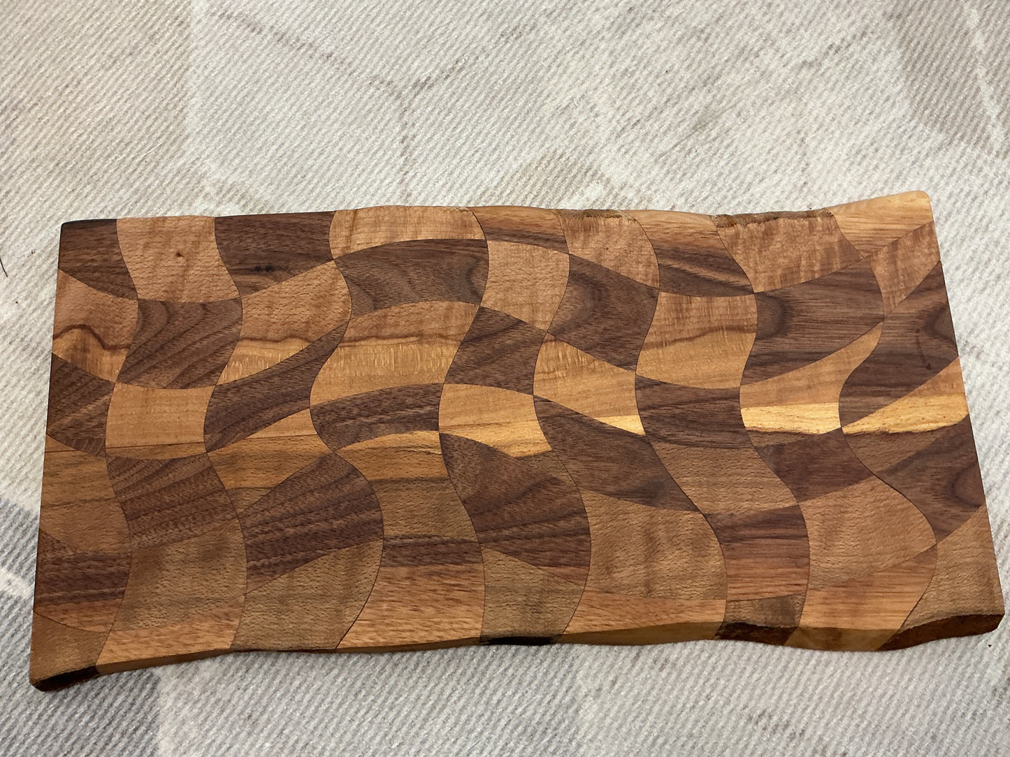 Live Edge Drunken Cutting Board