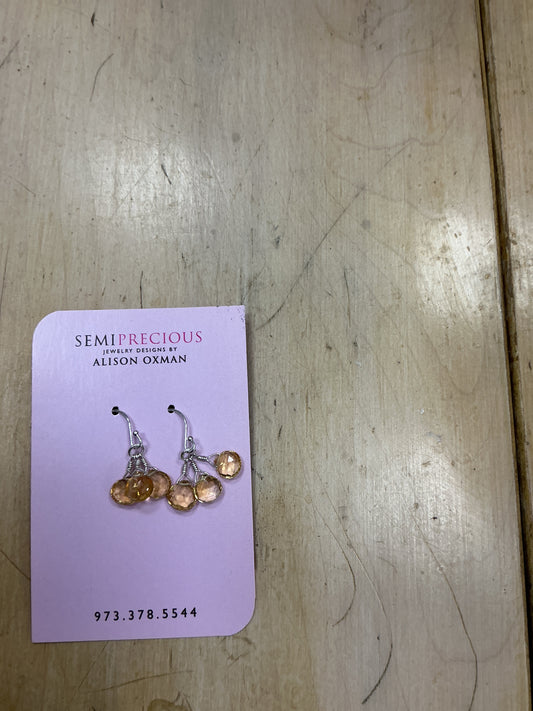 Small Tri-Heart Earrings