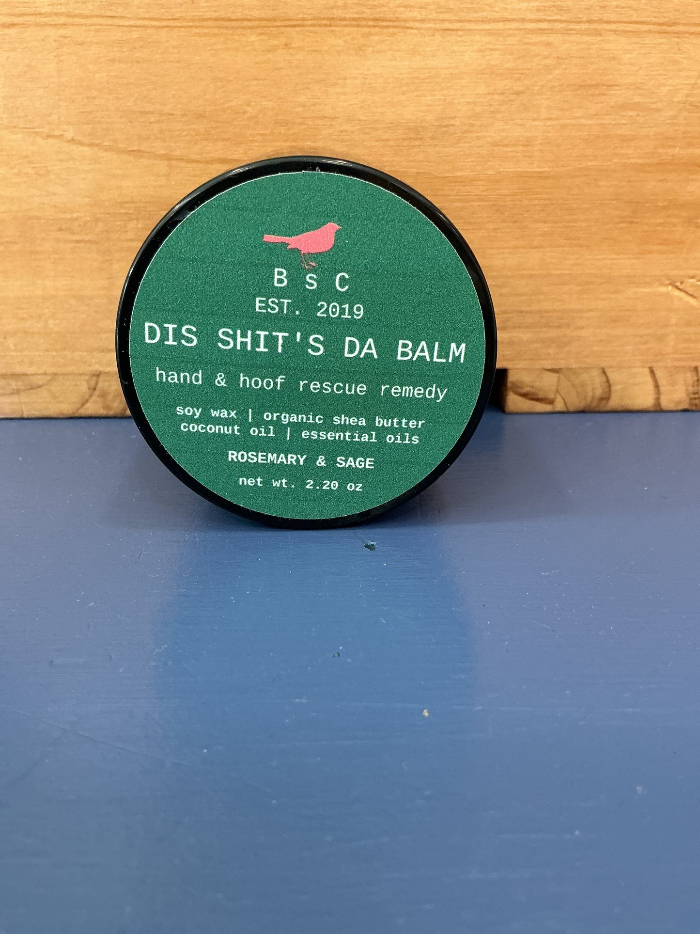 Birdsong Dis Sh*t's Da Balm 2.2oz Amber Glass Jar