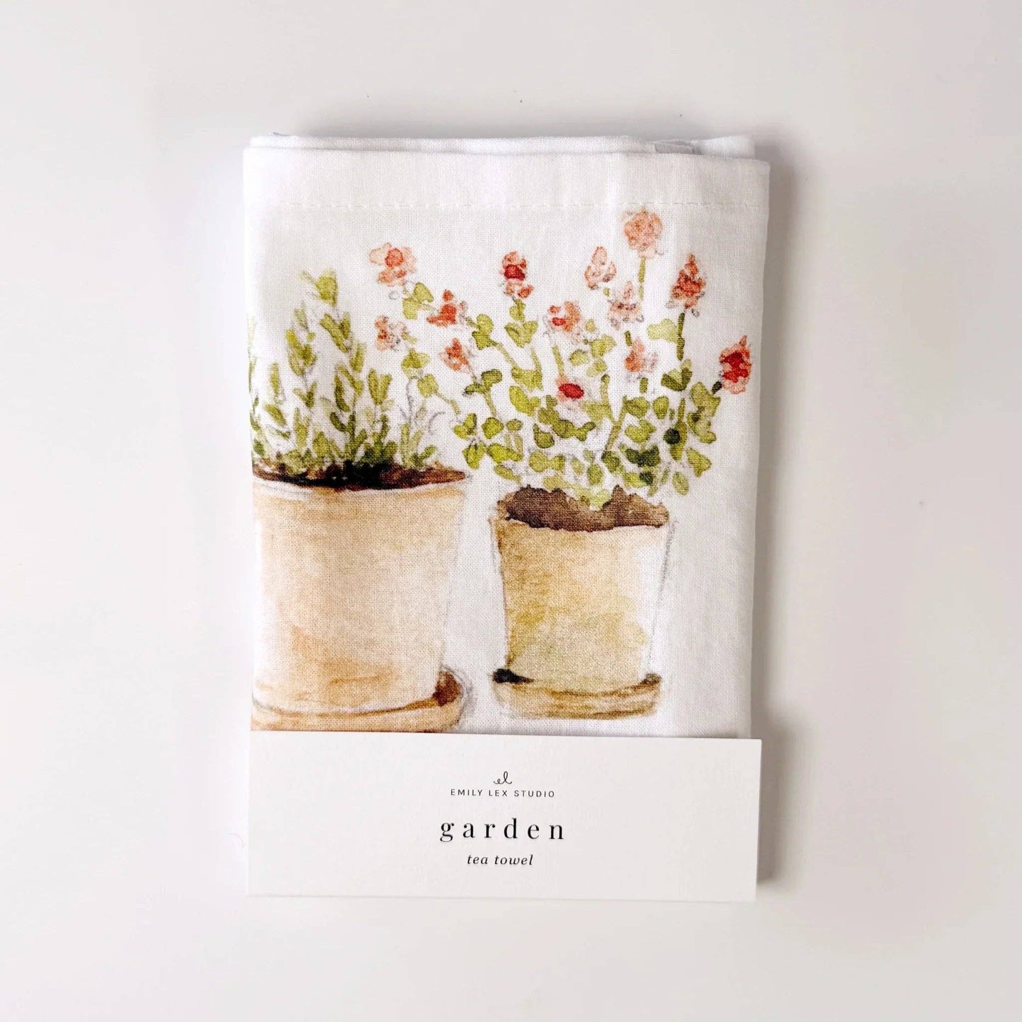 Watercolor Tea Towel