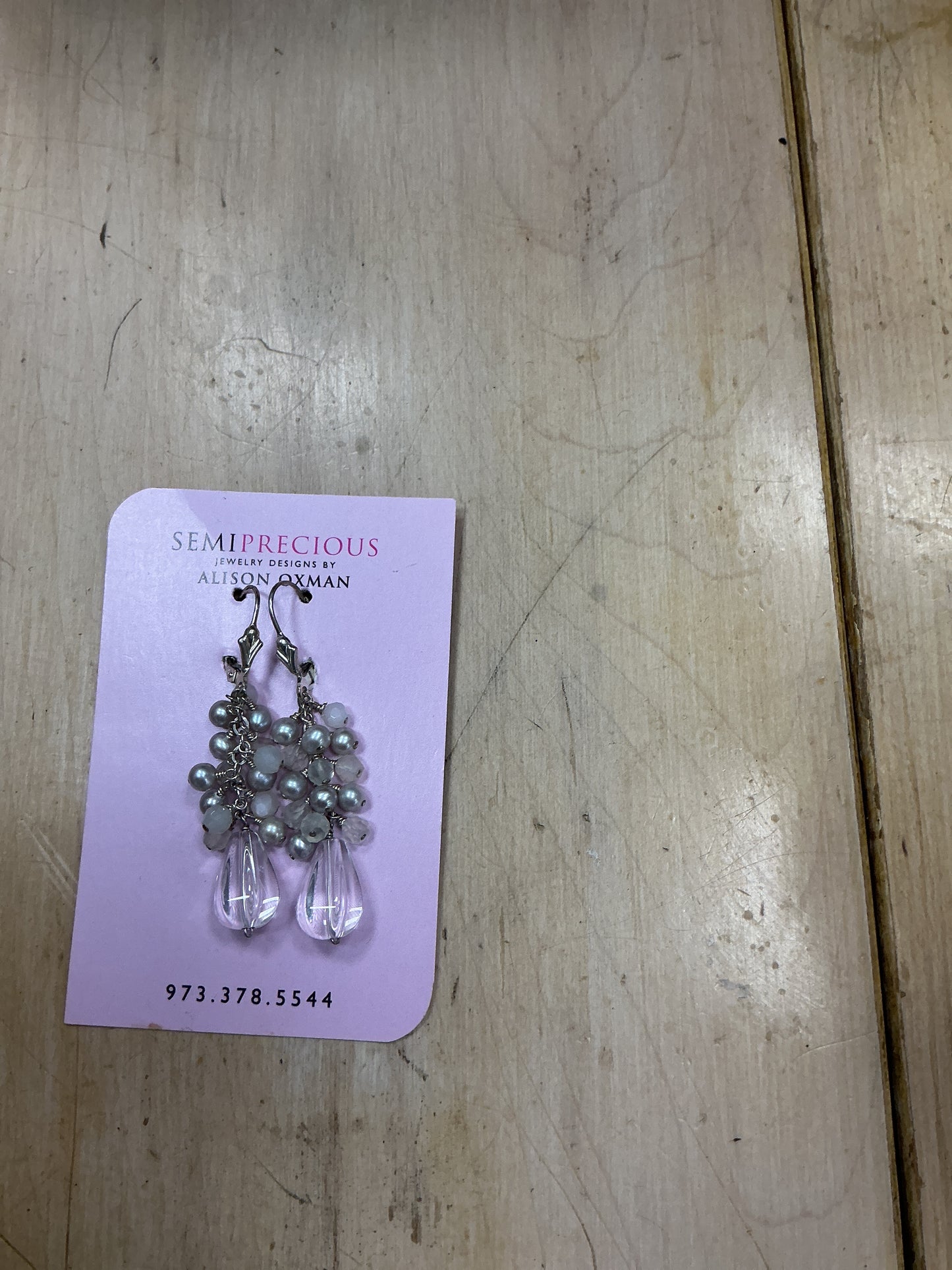 Pearl & Crystal Drop Earrings