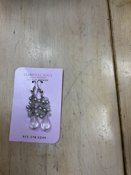 Pearl & Crystal Drop Earrings