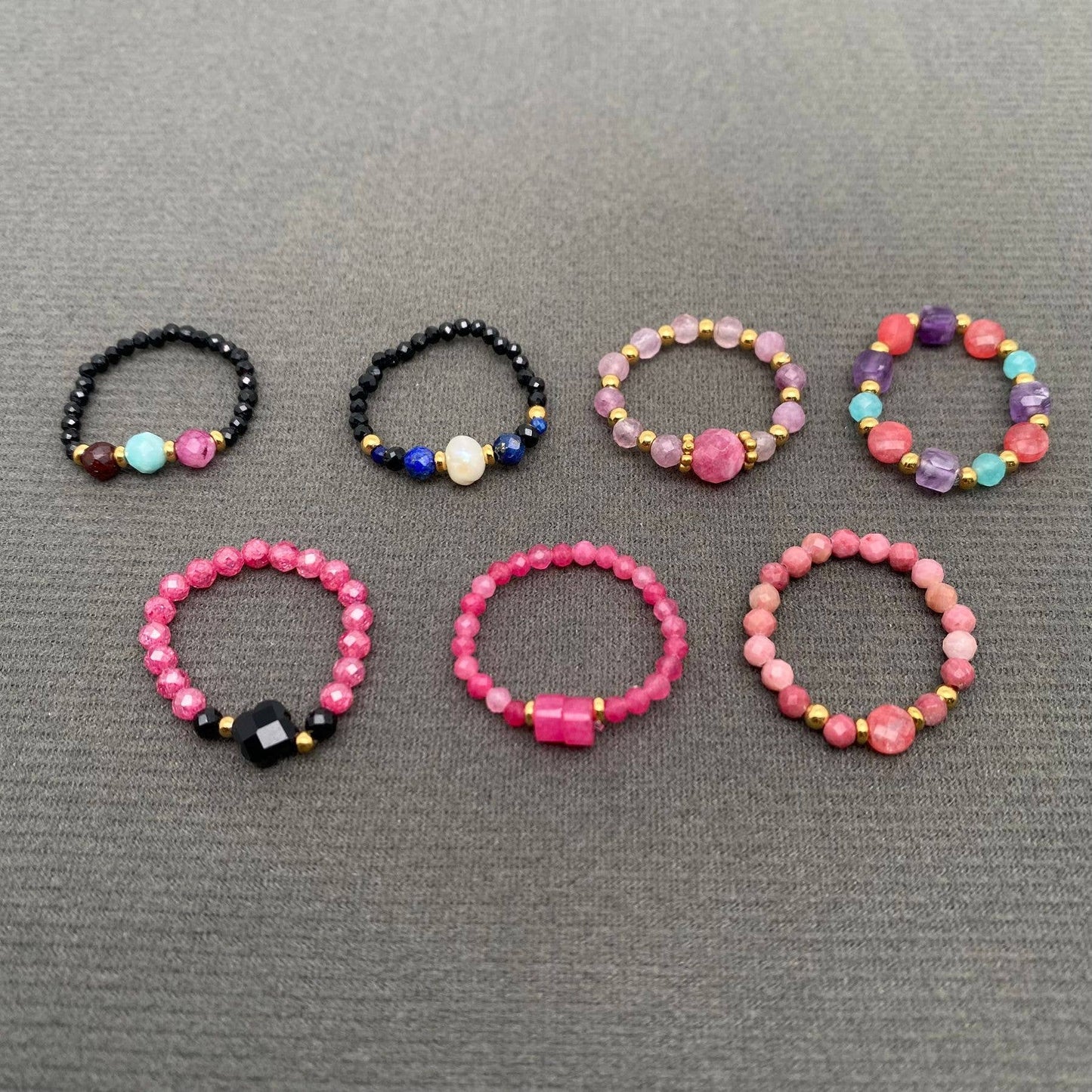 Mini Beaded Kids Ring