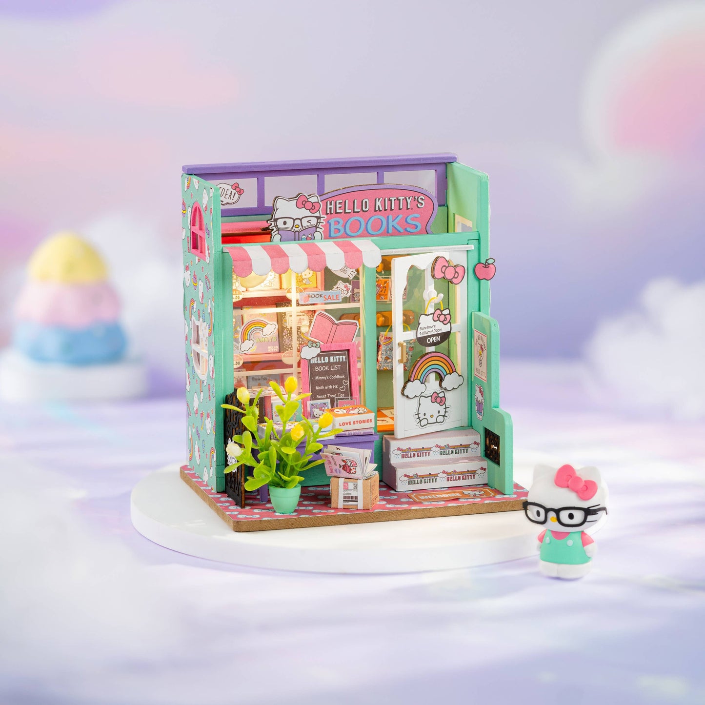 Hello Kitty® Bookstore Kit - DIY Miniature House Kit