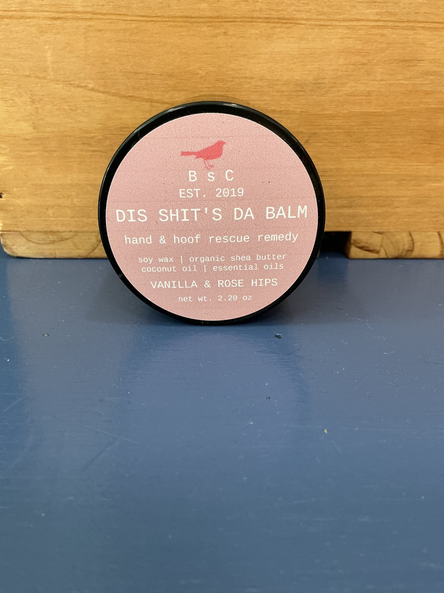 Birdsong Dis Sh*t's Da Balm 2.2oz Amber Glass Jar