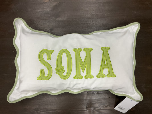 Applique Lumbar Pillow