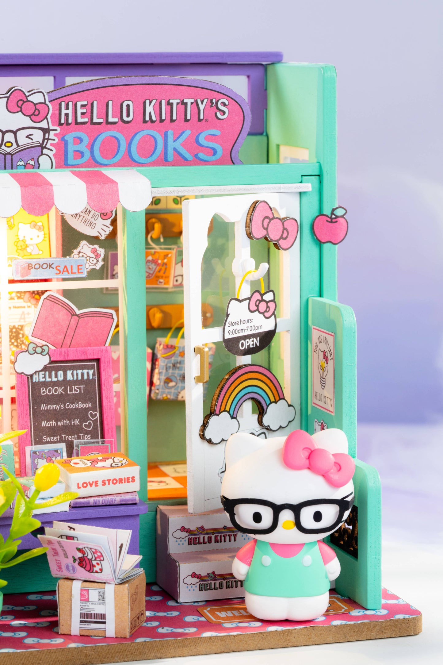 Hello Kitty® Bookstore Kit - DIY Miniature House Kit