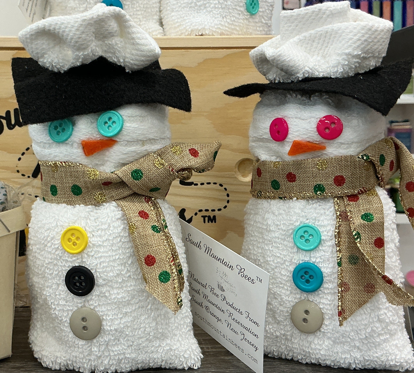 Snowman Washcloth + Soap