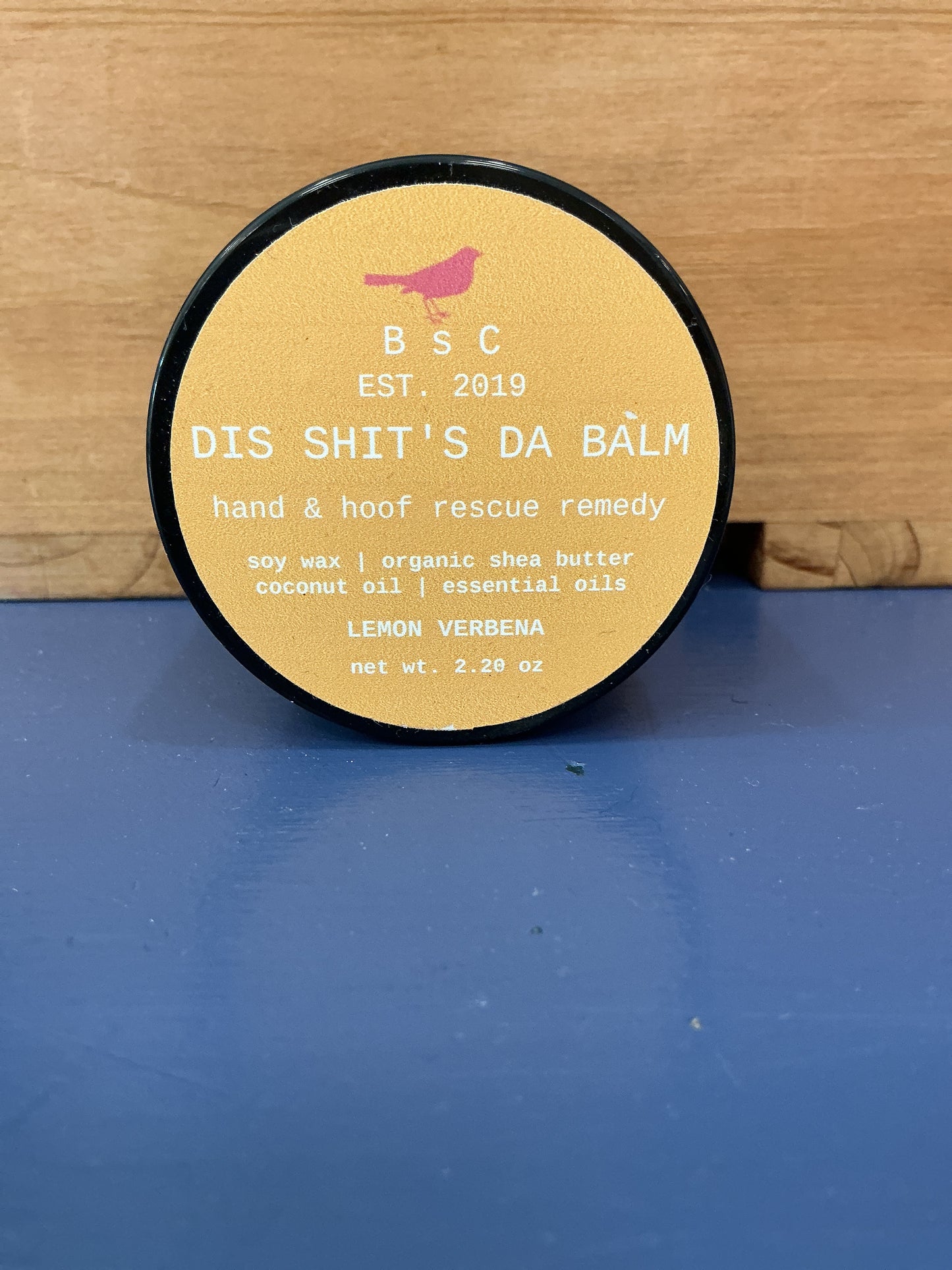Birdsong Dis Sh*t's Da Balm 2.2oz Amber Glass Jar