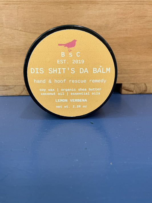 Birdsong Dis Sh*t's Da Balm 2.2oz Amber Glass Jar