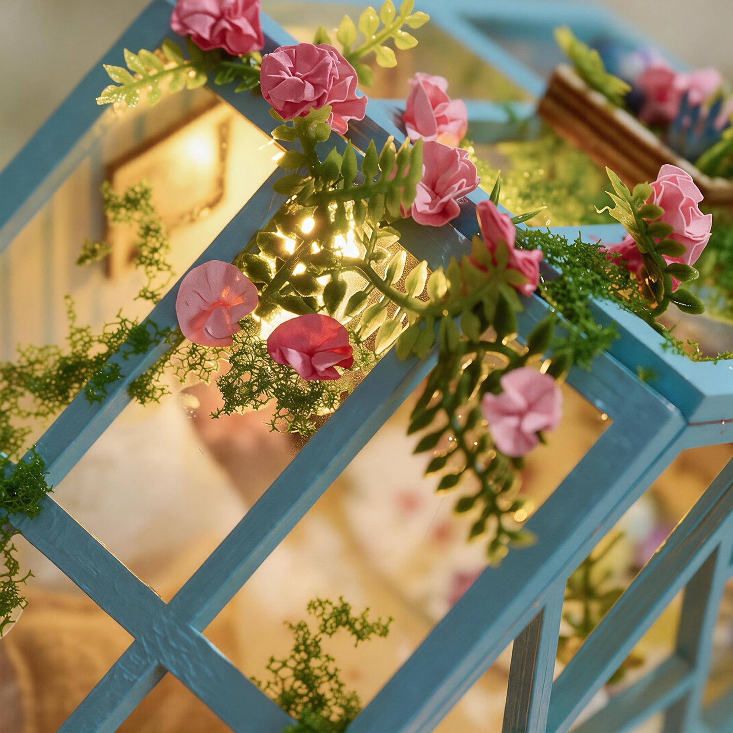 DIY Miniature House Kit: Tea Loft Cottage