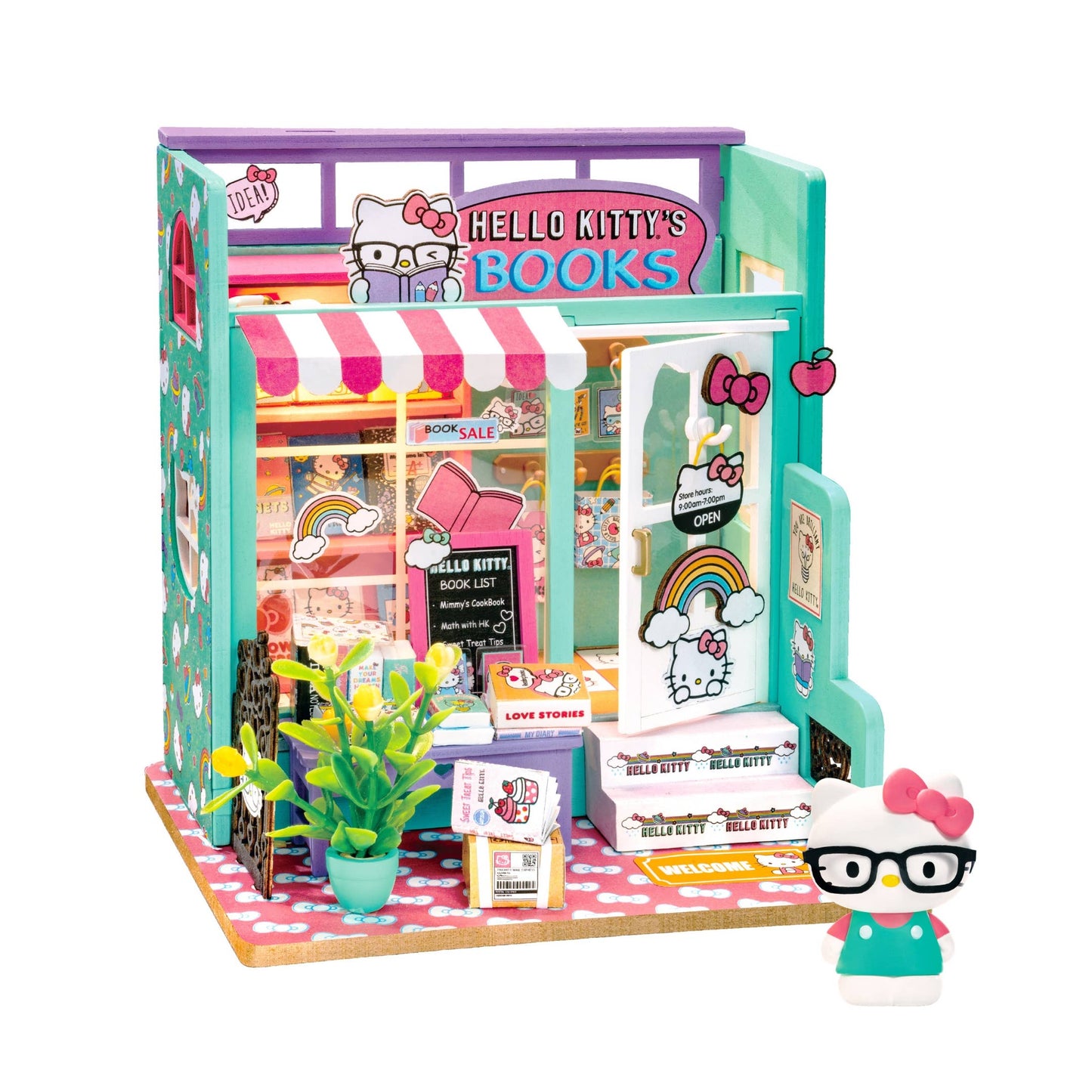 Hello Kitty® Bookstore Kit - DIY Miniature House Kit