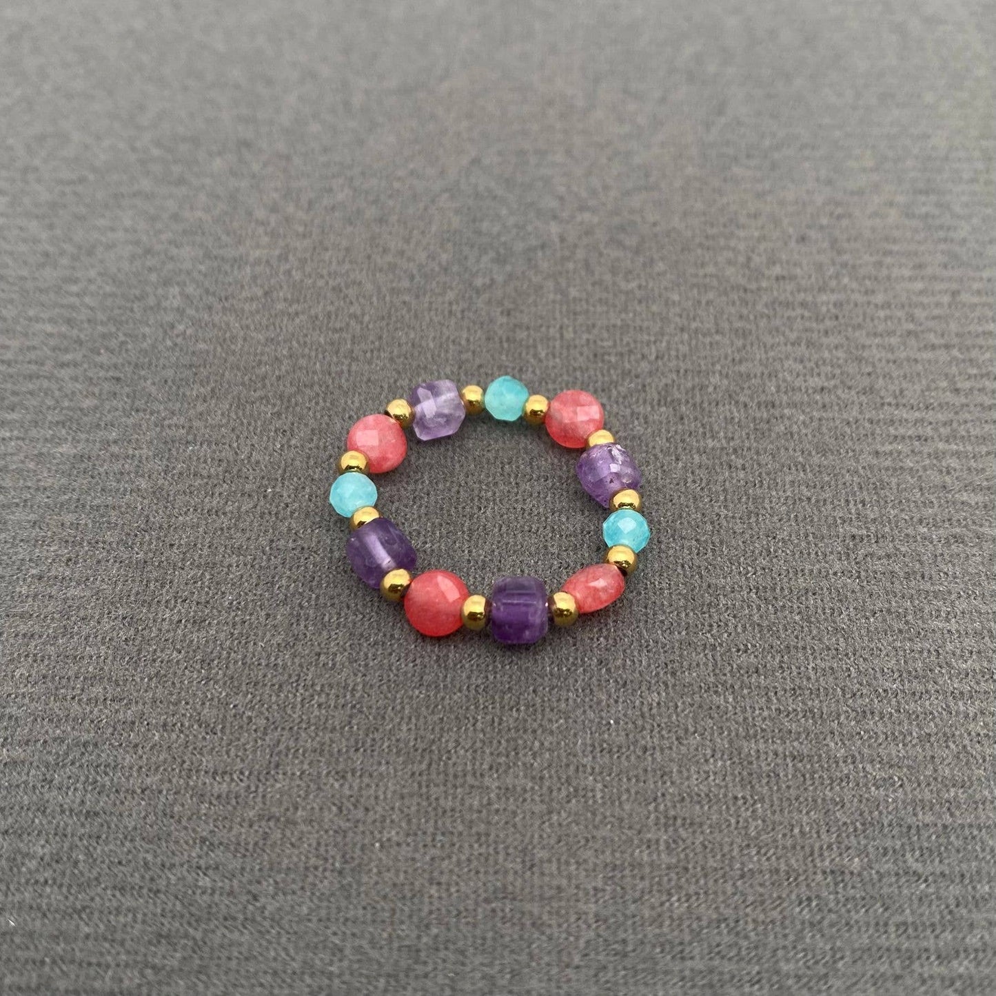 Mini Beaded Kids Ring