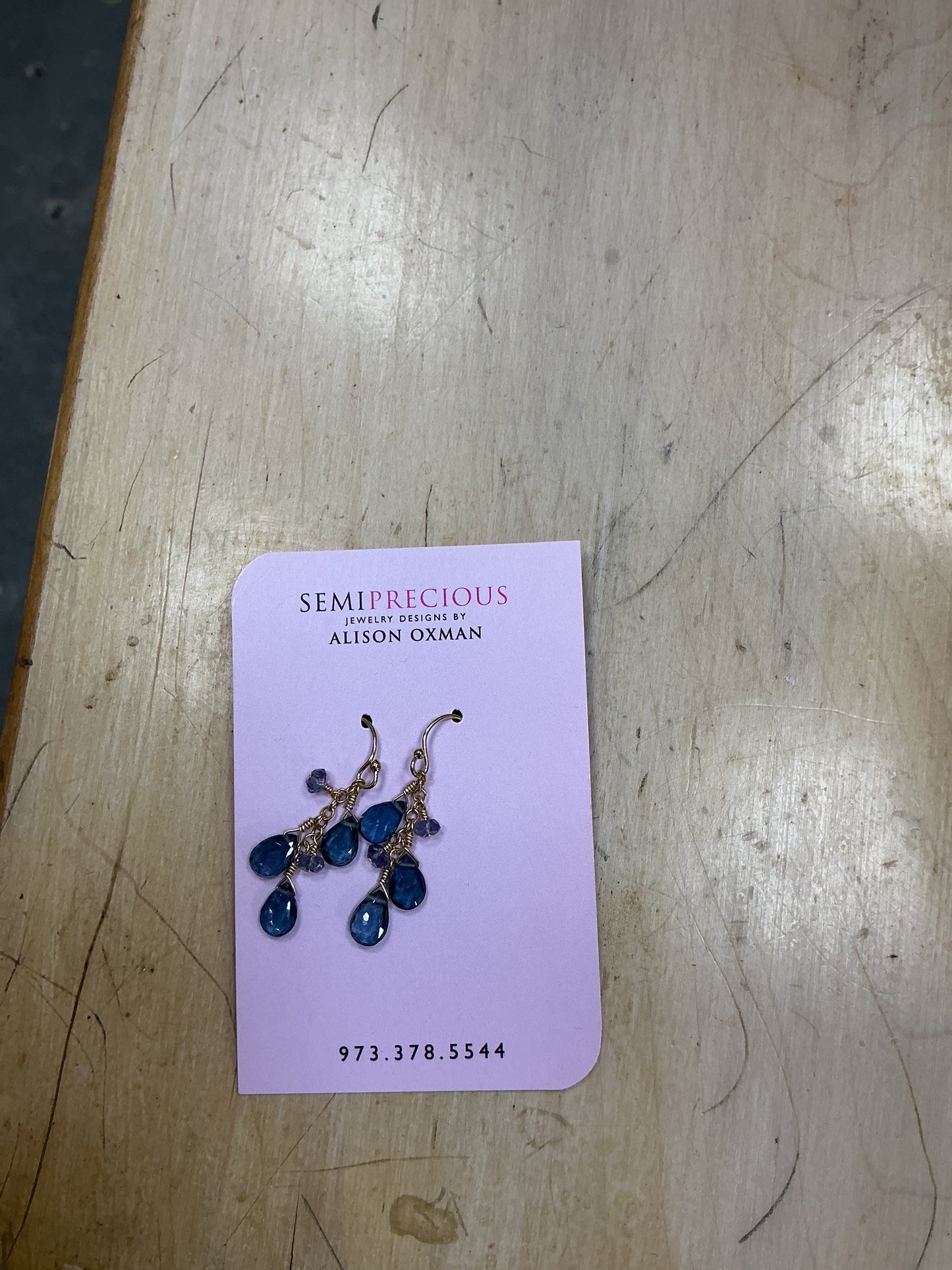 London Blue Topaz Drop Earrings