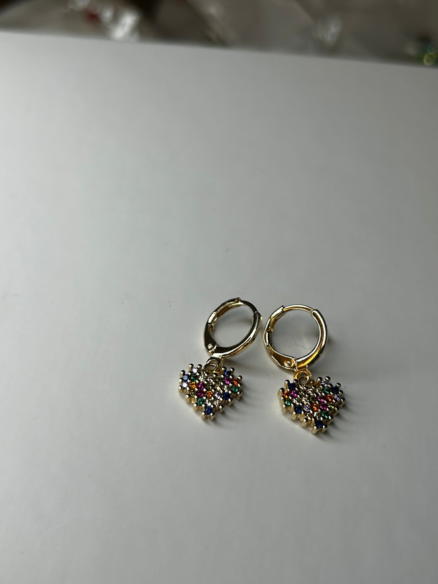 Detailed Heart Earrings