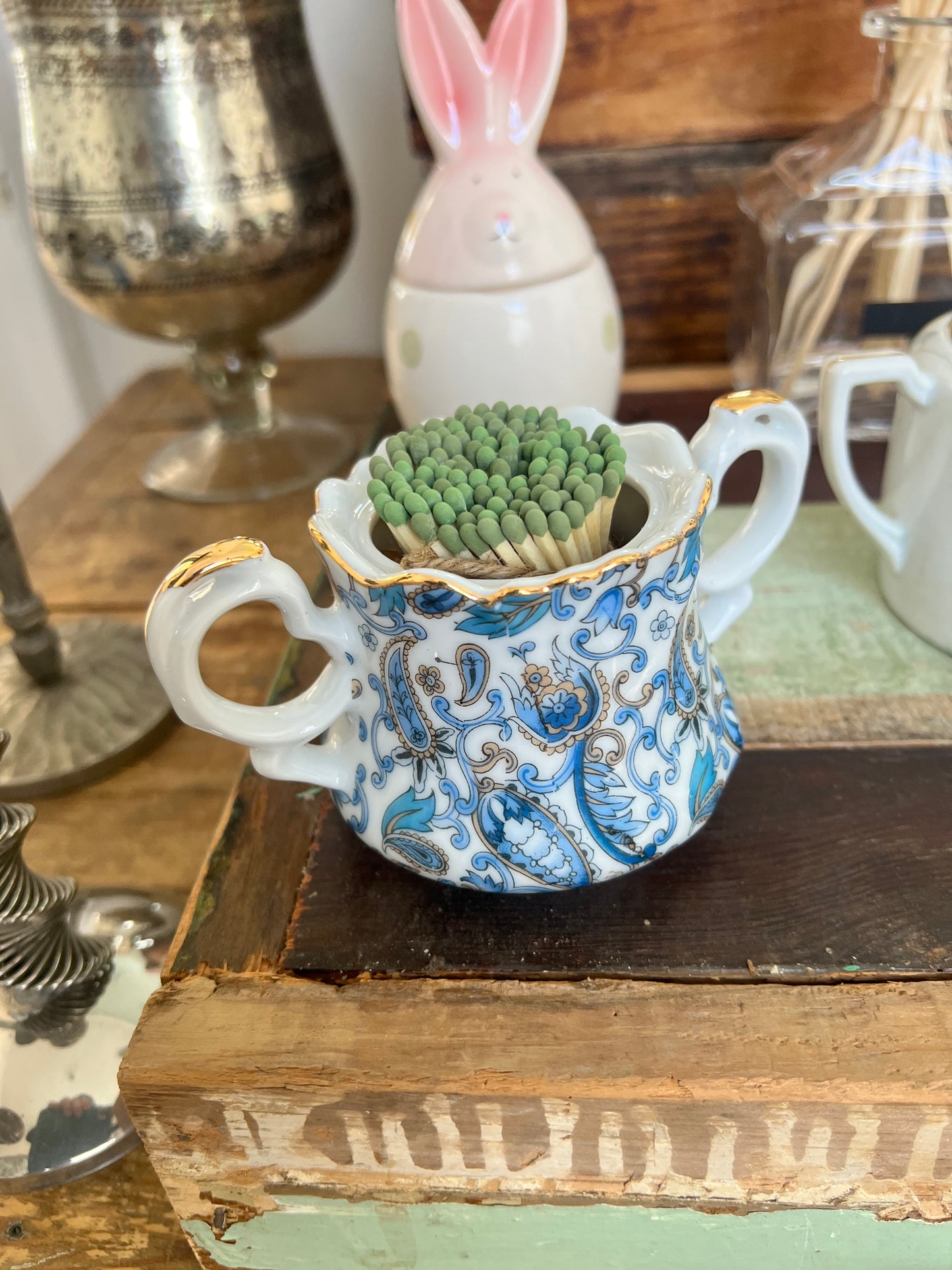 Porcelain, Ceramic, Marble Matchstick Holders