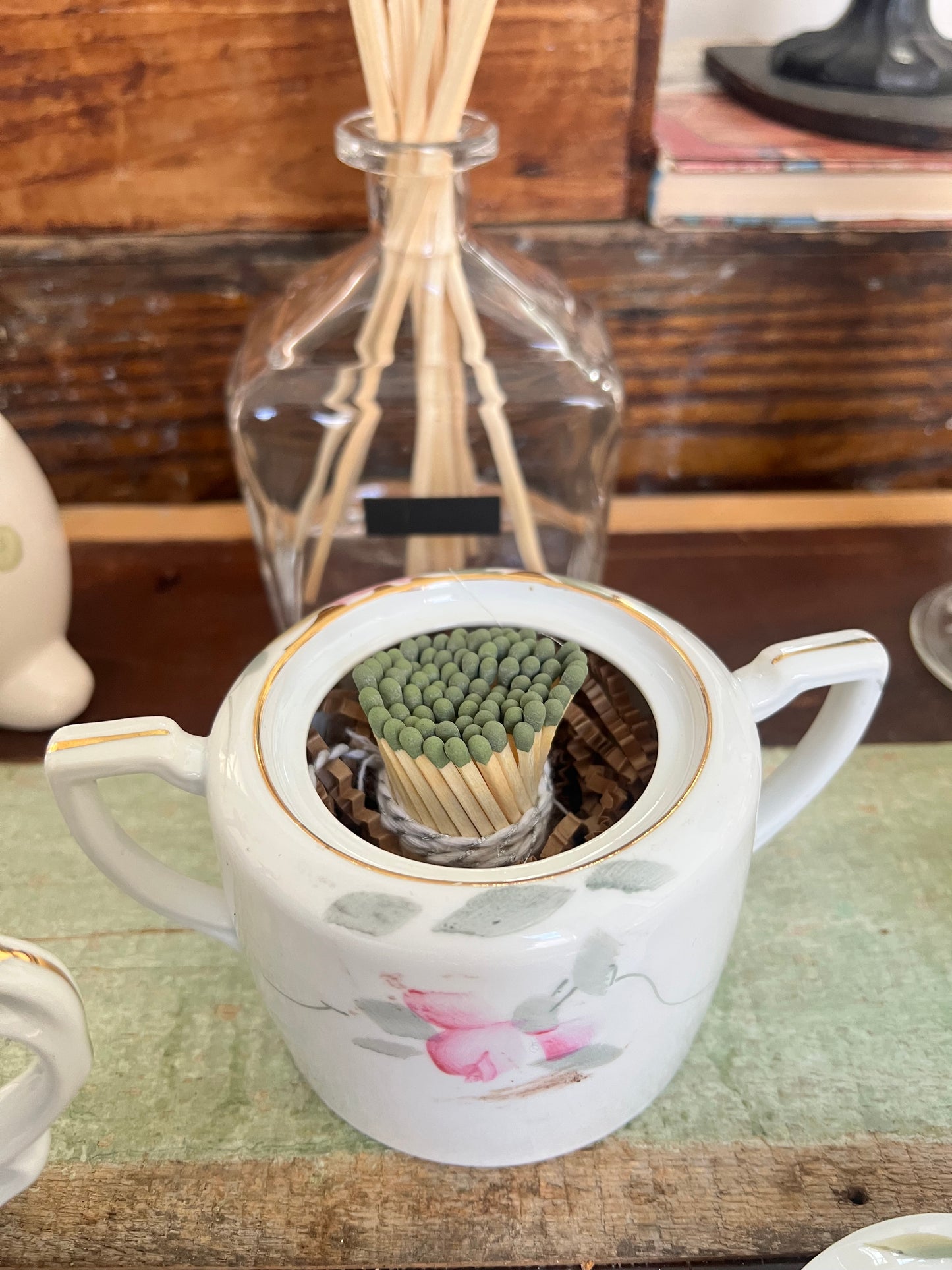 Porcelain, Ceramic, Marble Matchstick Holders