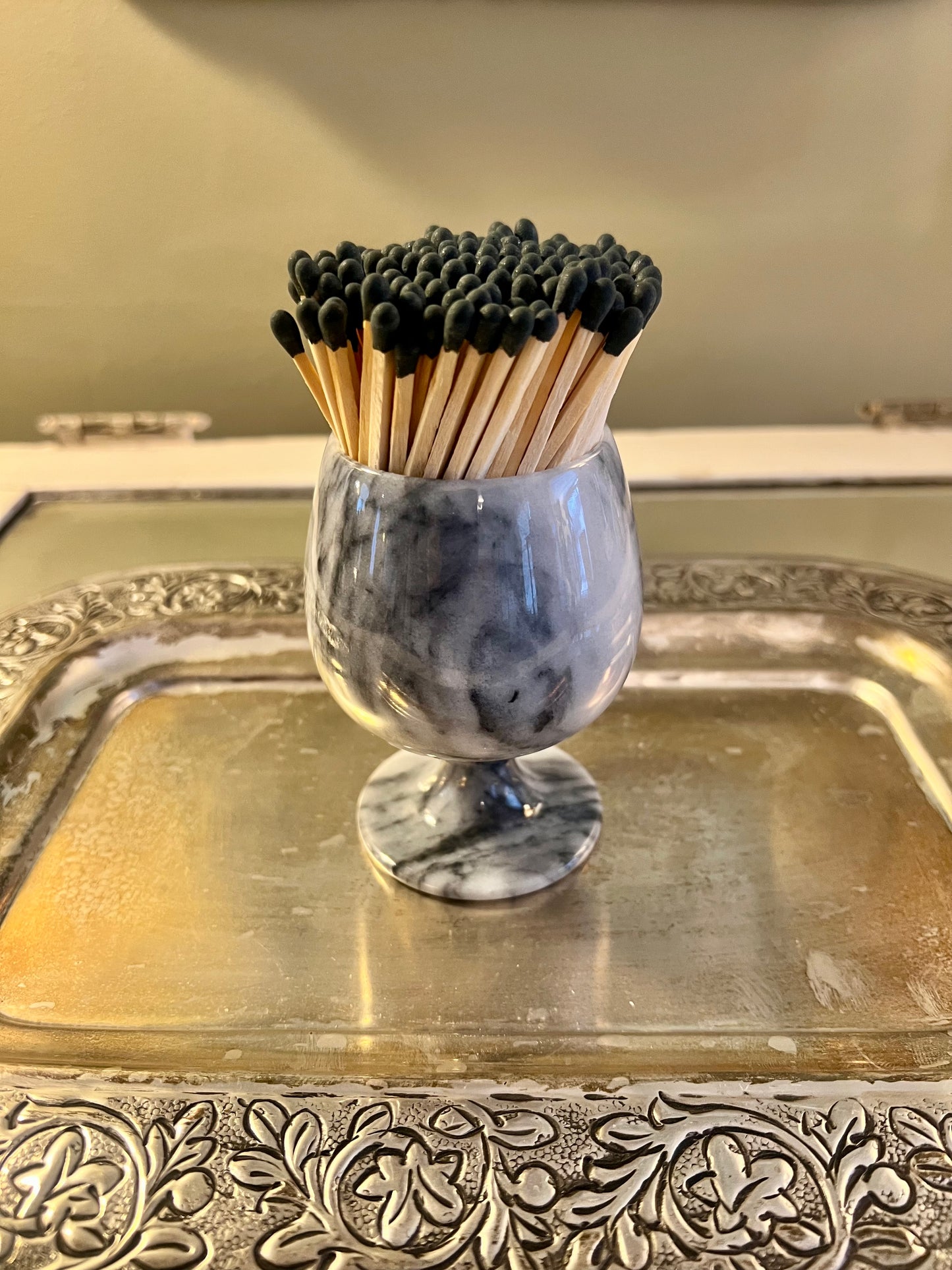 Porcelain, Ceramic, Marble Matchstick Holders