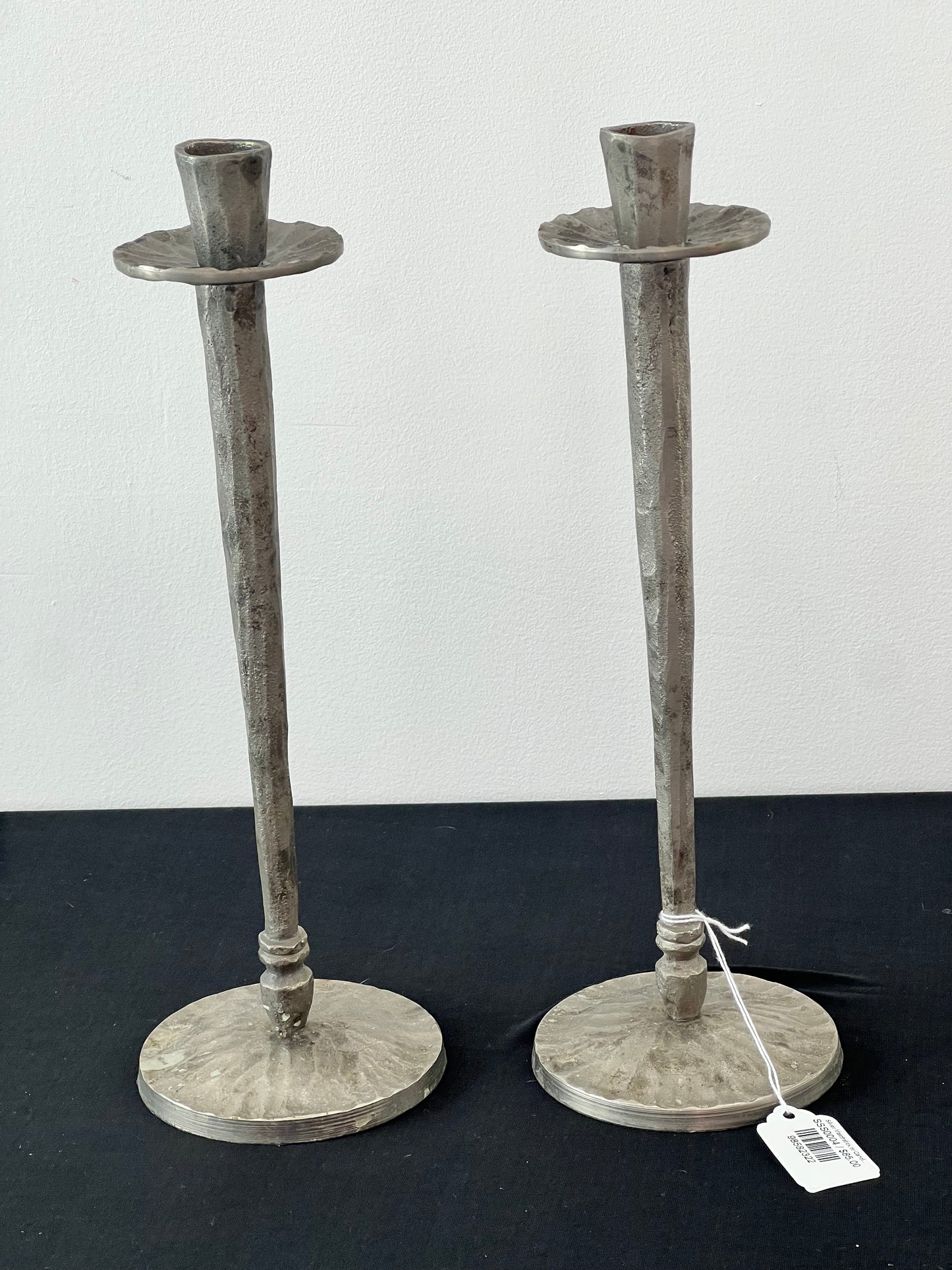 Silver Candlestick Holders