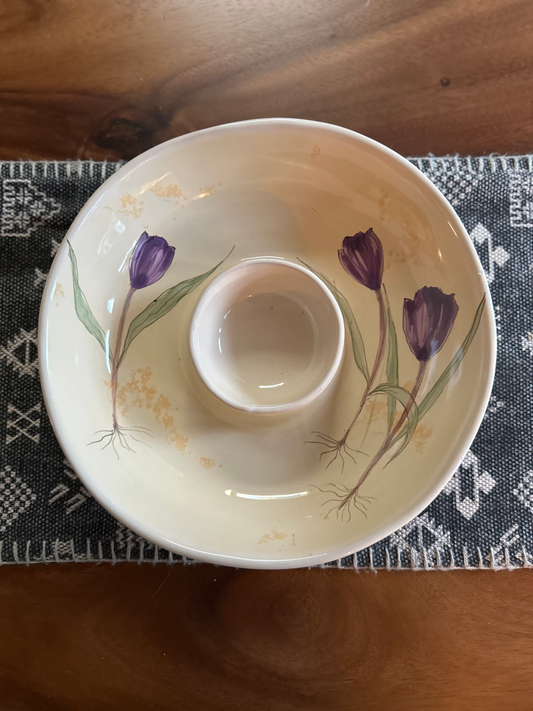 Tulip Chip & Dip Bowl