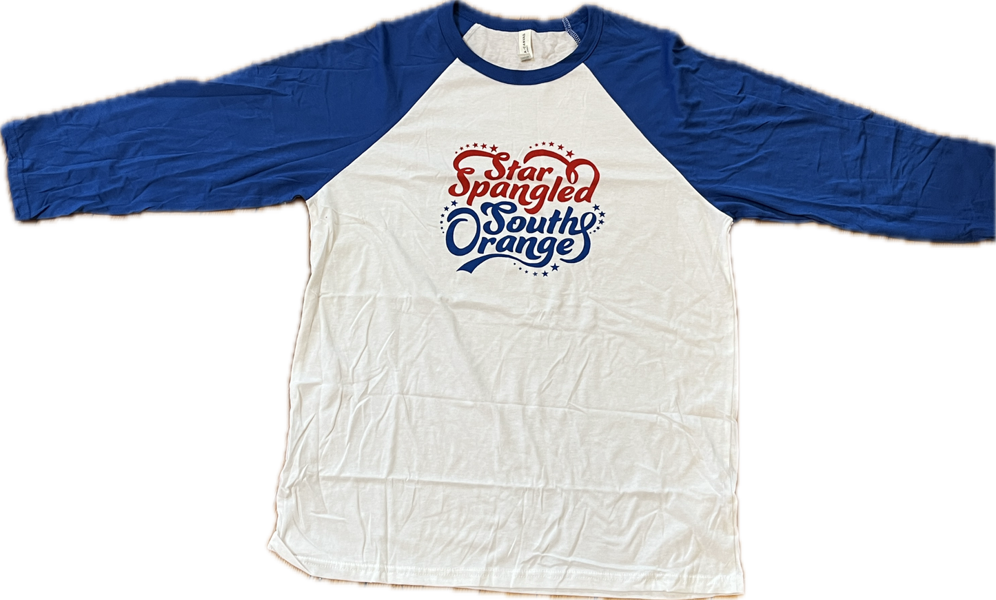 Star Spangled South Orange 3/4 Tee