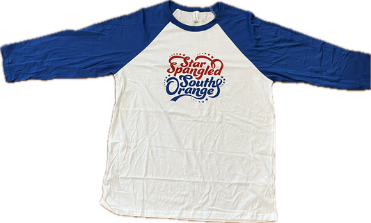 Star Spangled South Orange 3/4 Tee