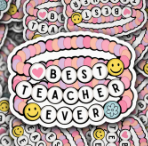 Vinyl die cut stickers
