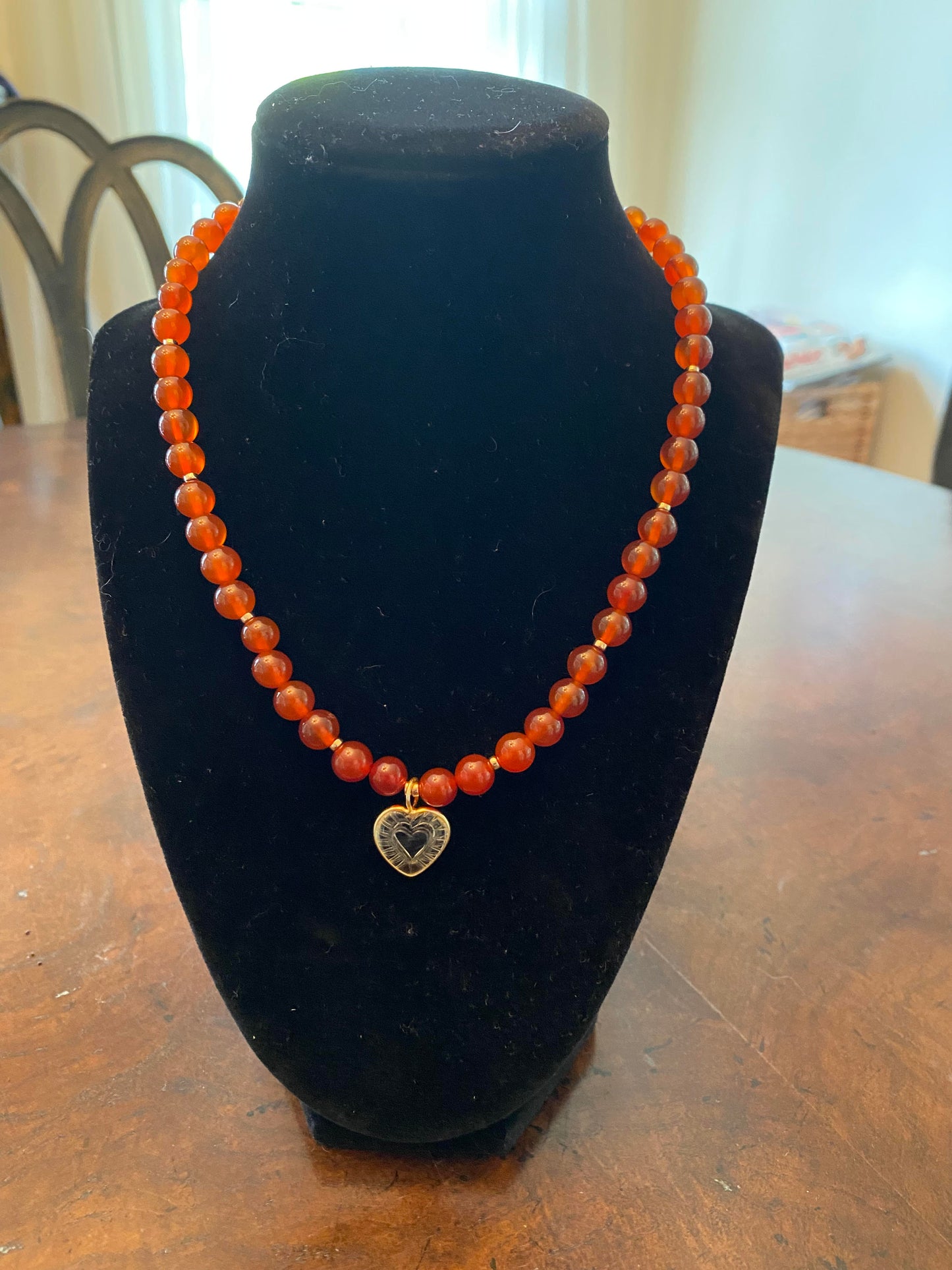 Stone with Charm 2 Necklace