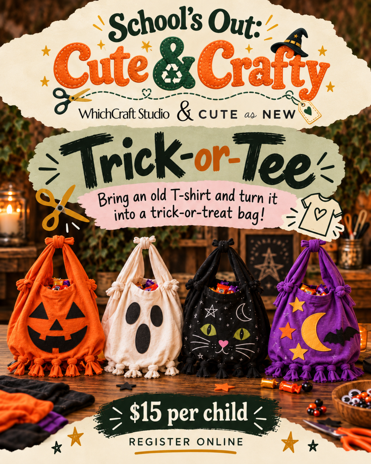 Trick-or-Tee Workshop