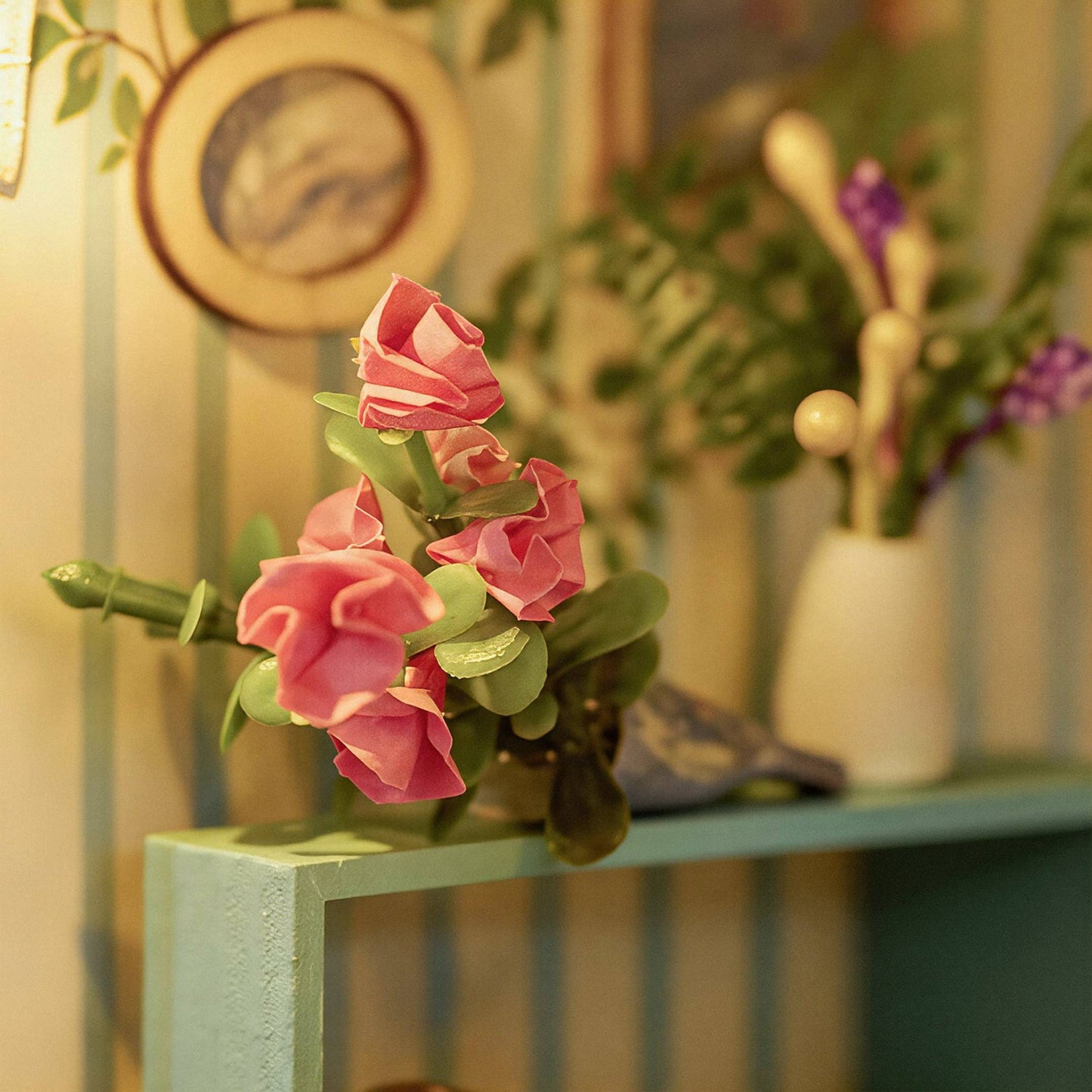 DIY Miniature House Kit: Tea Loft Cottage