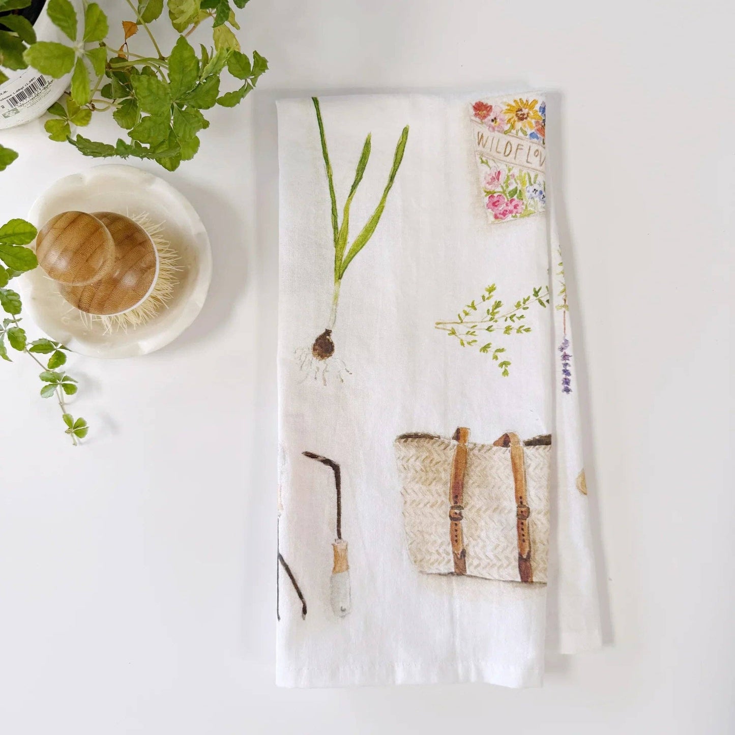 Watercolor Tea Towel