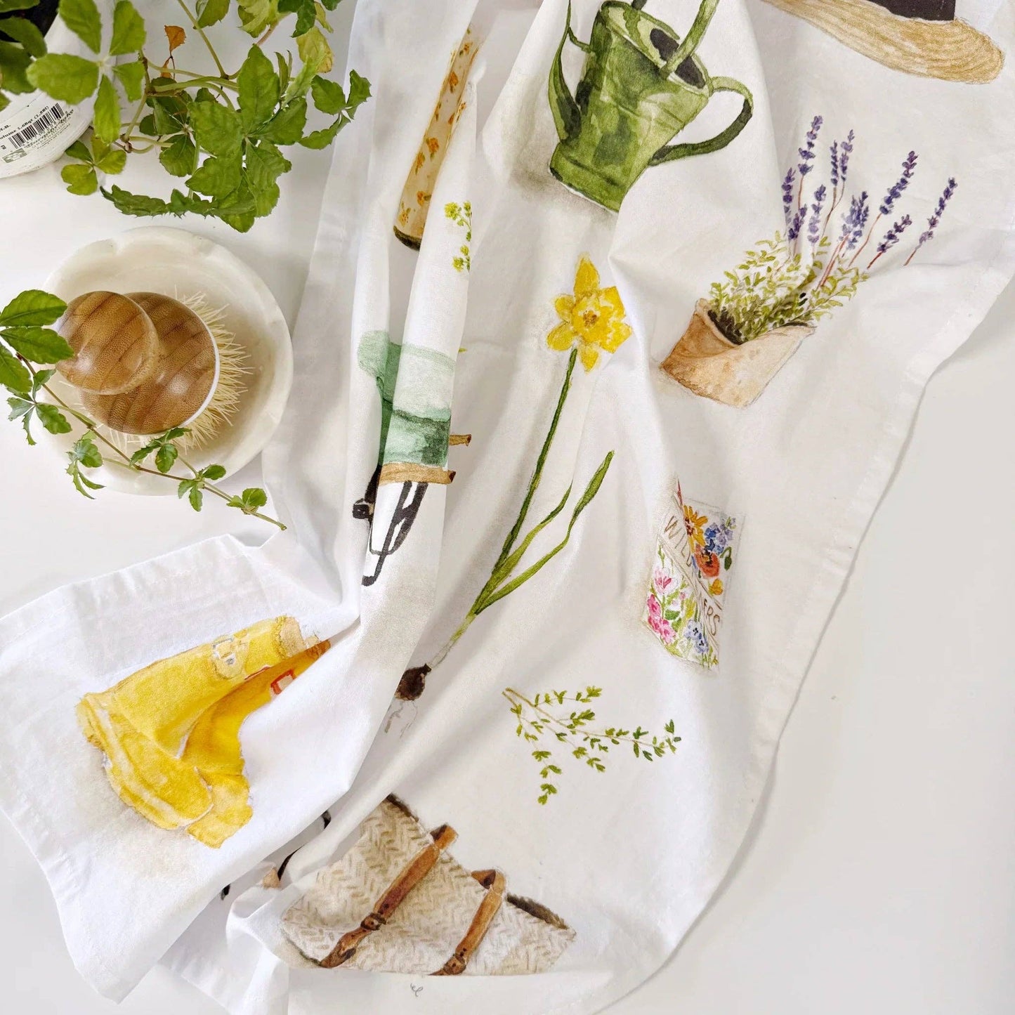 Watercolor Tea Towel
