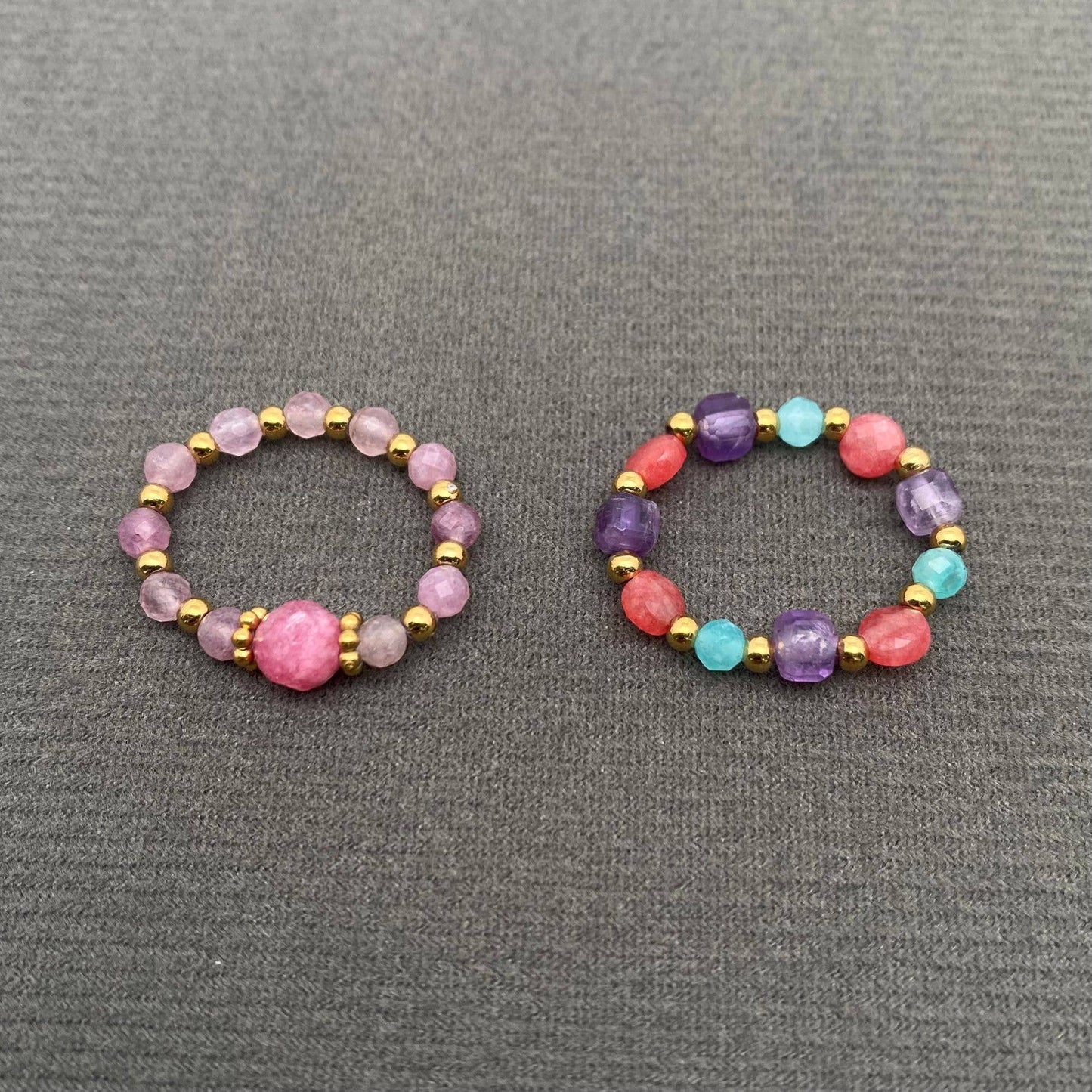 Mini Beaded Kids Ring
