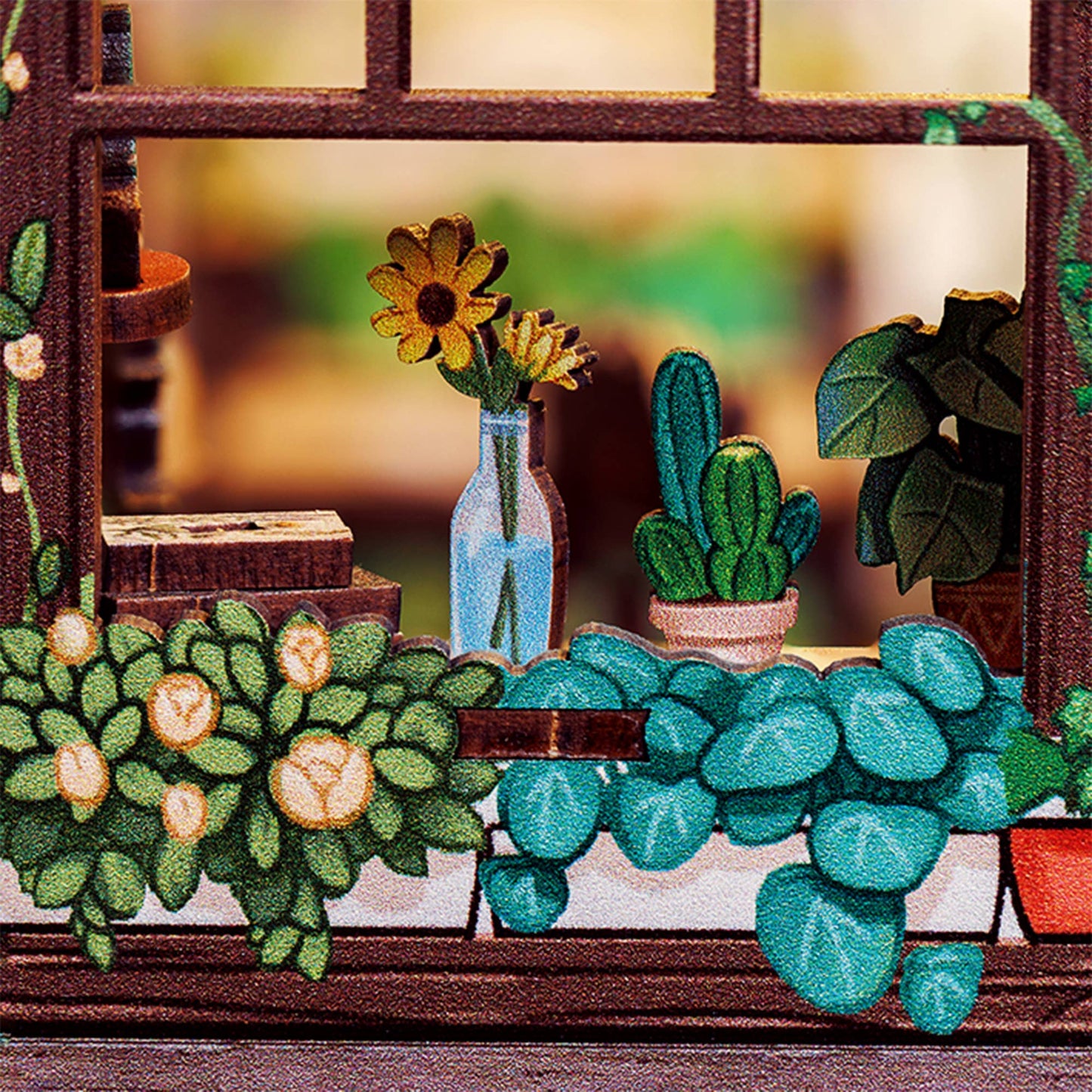 DIY Book Nook Kit: Green Life Bookshop